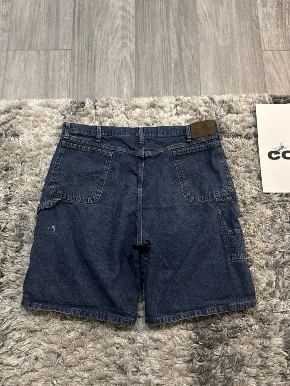 Old Mill Blue Old Mill Denim Jorts Jean Shorts Carpenter Workwear Men Sz 42